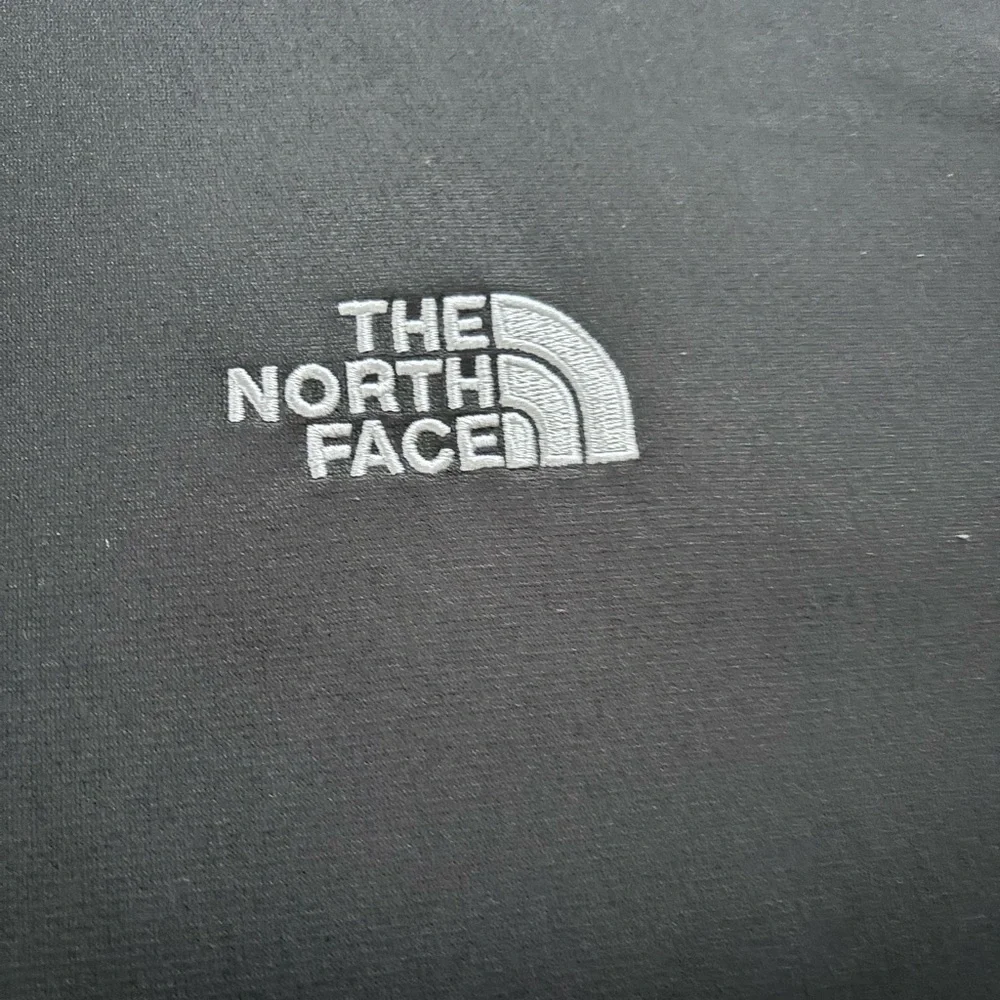 The North Face Sweatshirt Black Dark Gray Glacier Fleece 1/4 Zip Pullover XL
